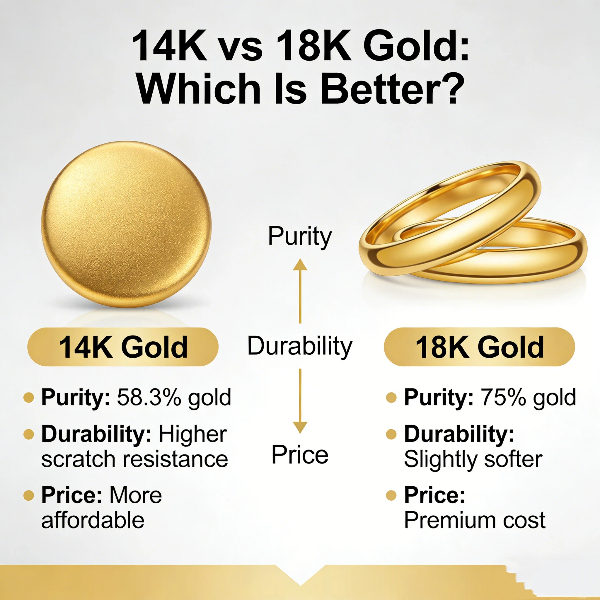 14K vs 18K Gold: Which Is Bette