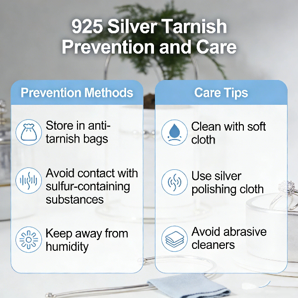 925 Silver Tarnish Prevention and Care