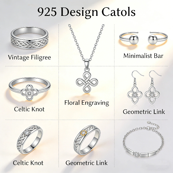 925 Sterling Silver Jewelry Styles and Designs