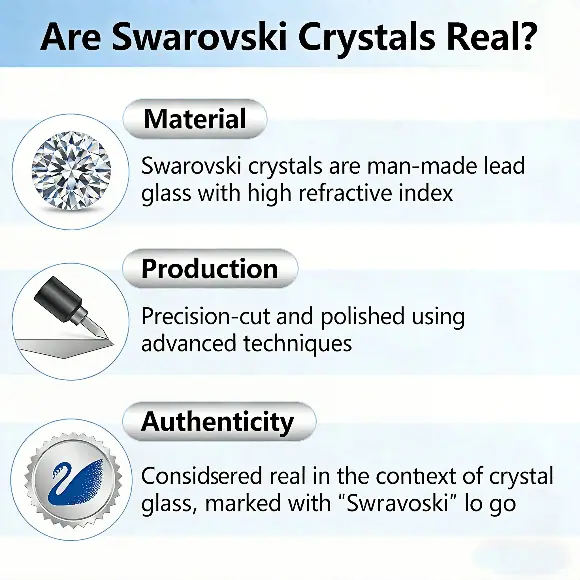 Are swarovski crystals real