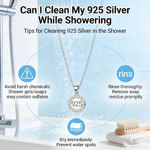 Can I Clean My 925 Silver While Showering