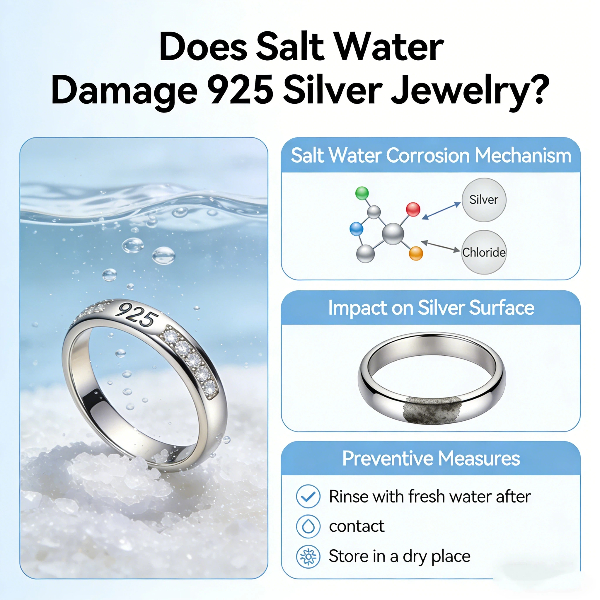 Can Salt Water Ruin 925 Silver Jewelry