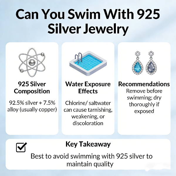 Can You Swim With 925 Silver Jewelry