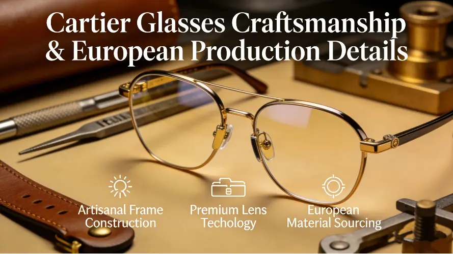 Cartier Glasses Craftsmanship and European Production Details