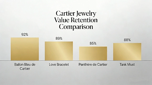 Cartier jewelry value retention comparison chart