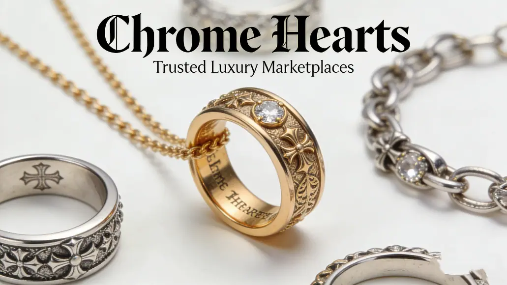Chrome Hearts authentic jewelry on trusted luxury marketplaces