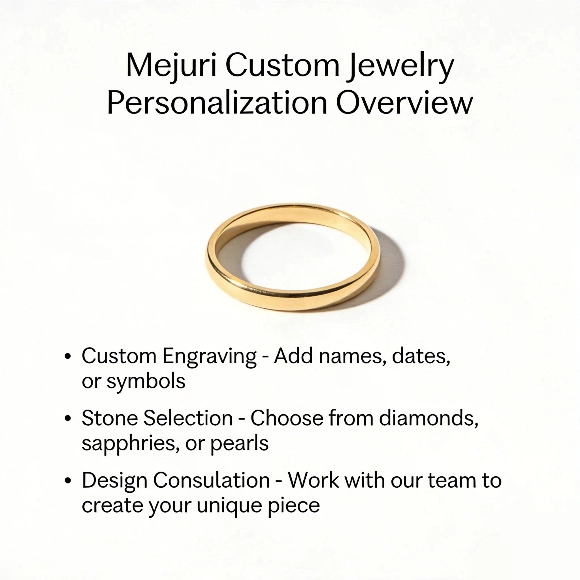 Does Mejuri make custom jewelry personalization overview