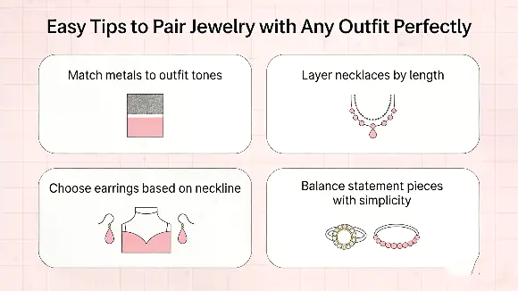 Easy tips to pair jewelry with any outfit perfectly