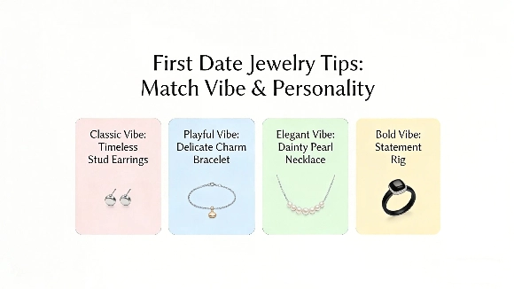 First date jewelry tips match vibe and personality