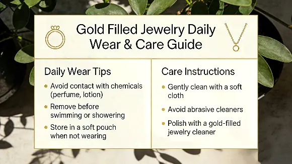Gold filled jewelry daily wear and care guide