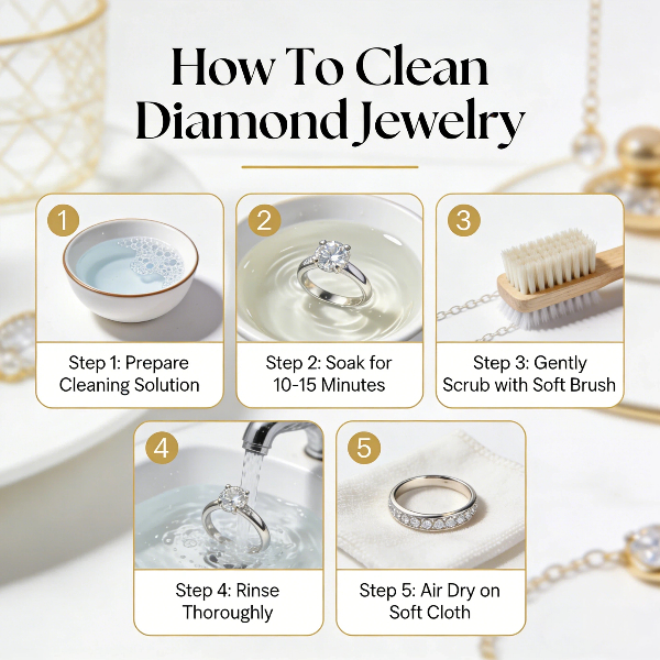 How To Clean Diamond Jewelry