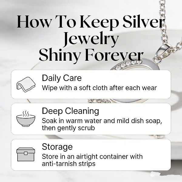 How To Keep Silver Jewelry Shiny Forever