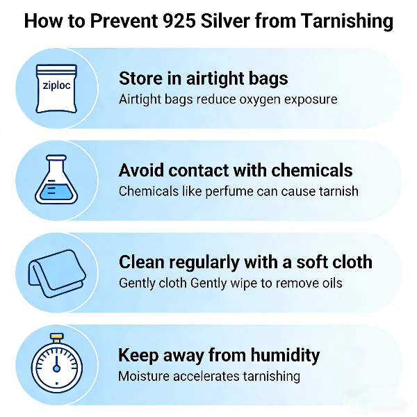 How To Prevent 925 Silver From Tarnishing