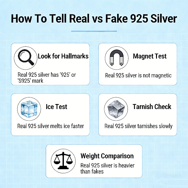 How To Tell Real vs Fake 925 Silver