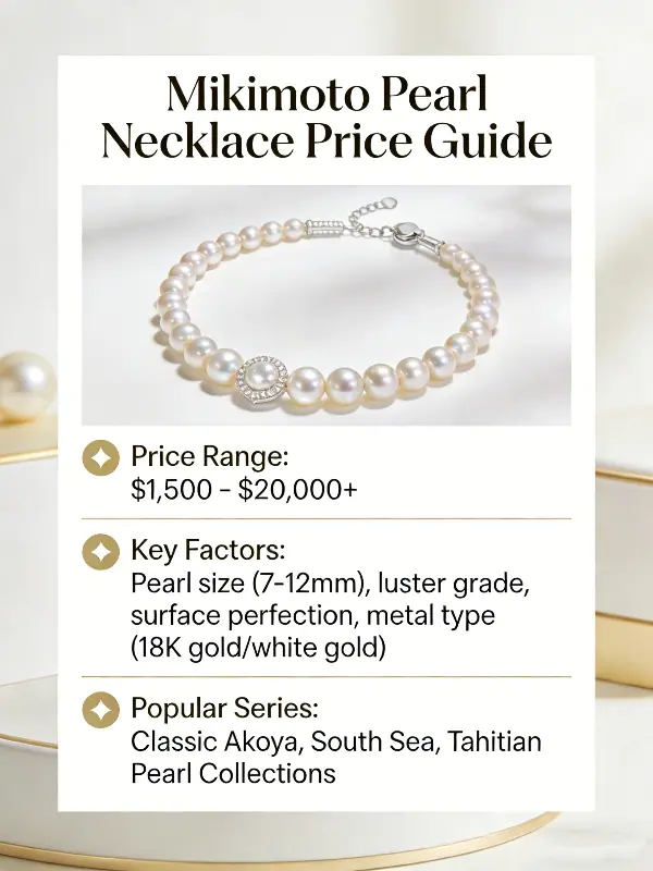 How much is mikimoto pearl necklace