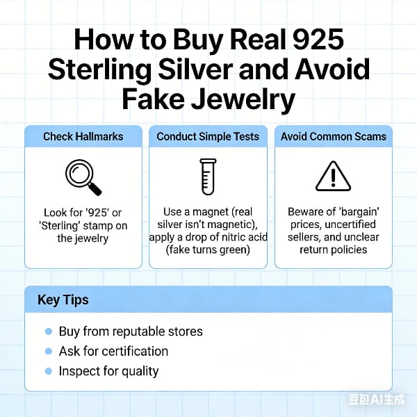 How to Buy Real 925 Sterling Silver and Avoid Fake Jewelry