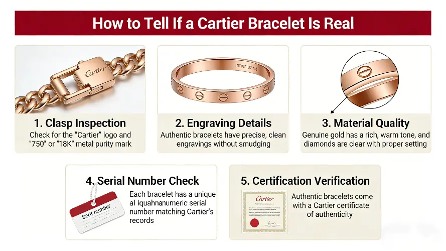 How to Tell If a Cartier Bracelet Is Real