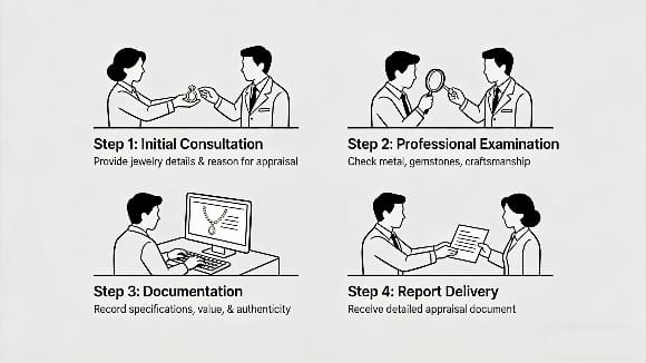 How to get jewelry appraised complete process
