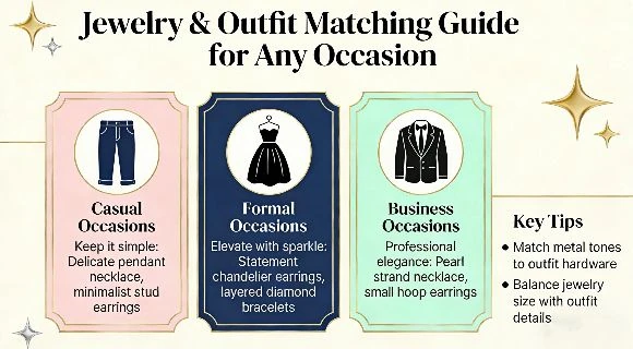 How to match jewelry with outfits for any occasion