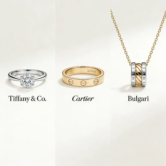 Iconic jewellery from top luxury brands
