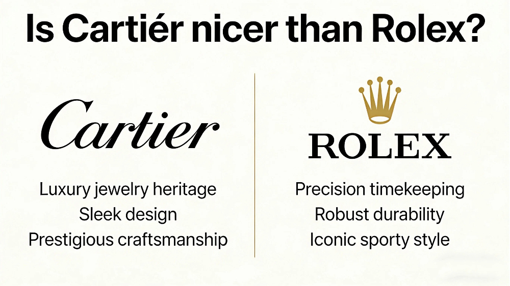 Is Cartier nicer than Rolex?Which watch is called poor man’s Rolex?
