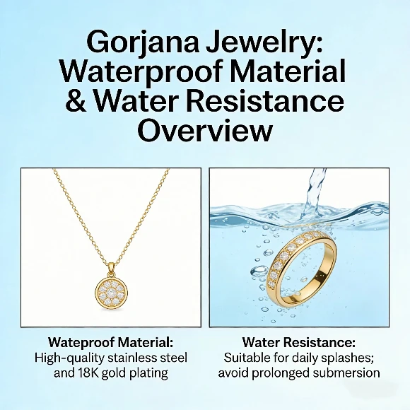 Is Gorjana jewelry waterproof material and water resistance overview