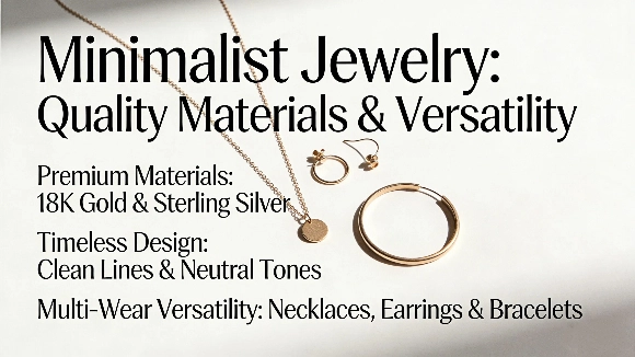 Minimalist jewelry tips quality materials and versatility