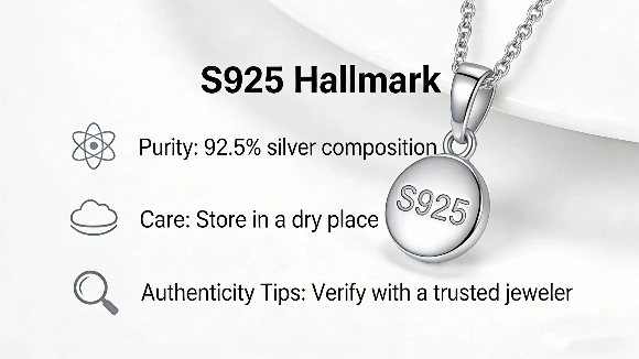 S925 hallmark purity care and authenticity tips