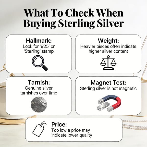 What To Check When Buying Sterling Silver