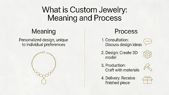 What is custom jewelry meaning and process