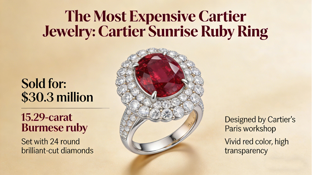 What is the most expensive Cartier jewelry