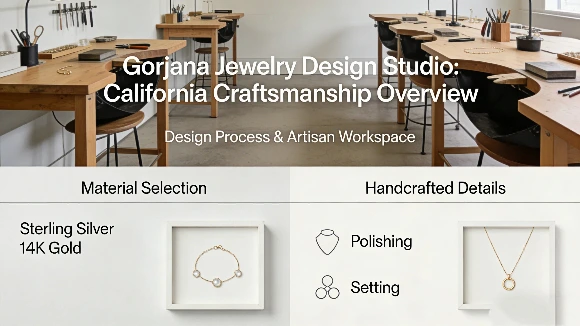 Where is Gorjana jewelry made - California design studio overview