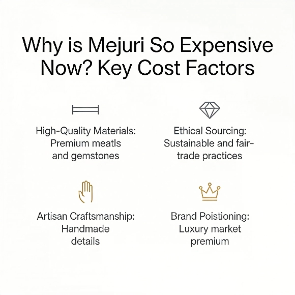 Why is Mejuri so expensive now key cost factors