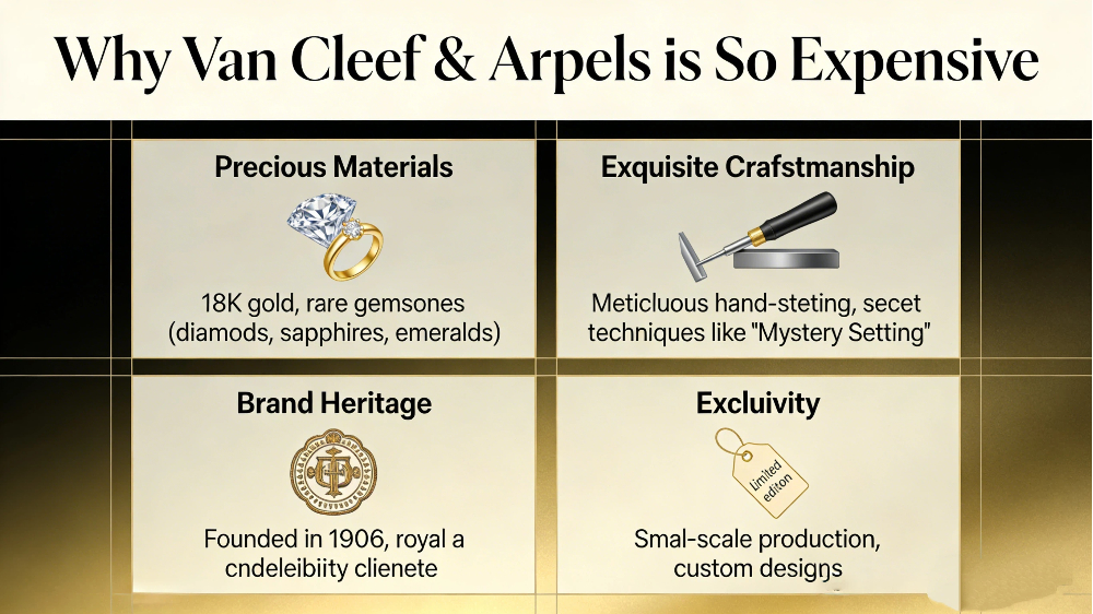 Why is Van Cleef so expensive?Is Cartier or Van Cleef cheaper?