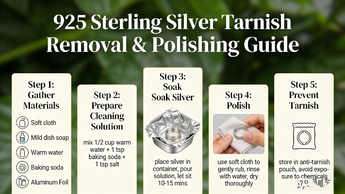 How to polish and fix tarnished 925 sterling silver