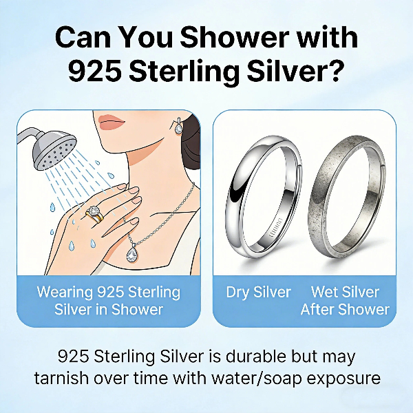 Can you shower with 925 sterling silver