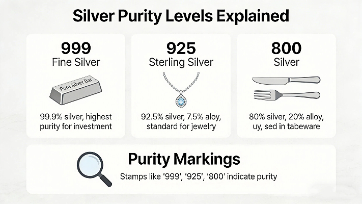Silver purity levels explained