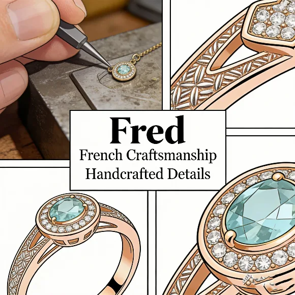 Fred jewelry French craftsmanship and handcrafted details
