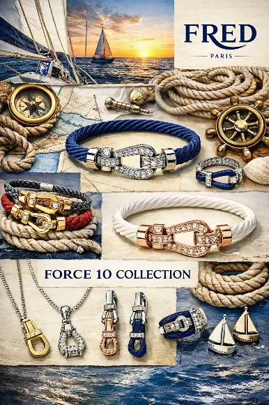 Fred jewelry nautical design inspiration and Force 10 collection details
