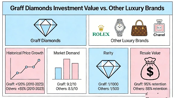 Graff diamonds investment value vs other luxury brands