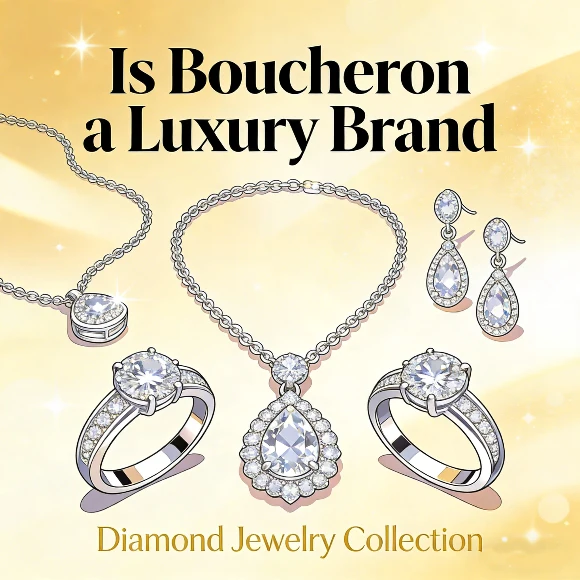 Is Boucheron a Luxury Brand cover image with diamond jewelry collection