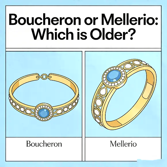 Is Boucheron or Mellerio Older cover image with historic jewelry from both brands
