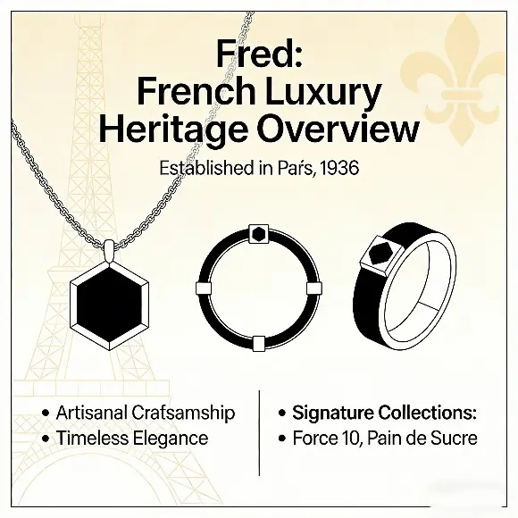 Which country made Fred jewelry French luxury heritage overview