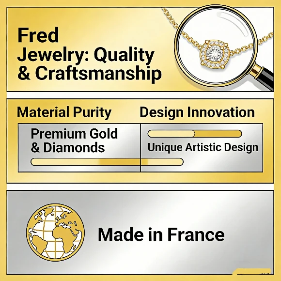 Which country made Fred jewelry quality value conclusion summary