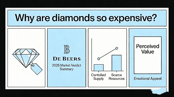 Why are diamonds so expensive De Beers 2026 market verdict summary