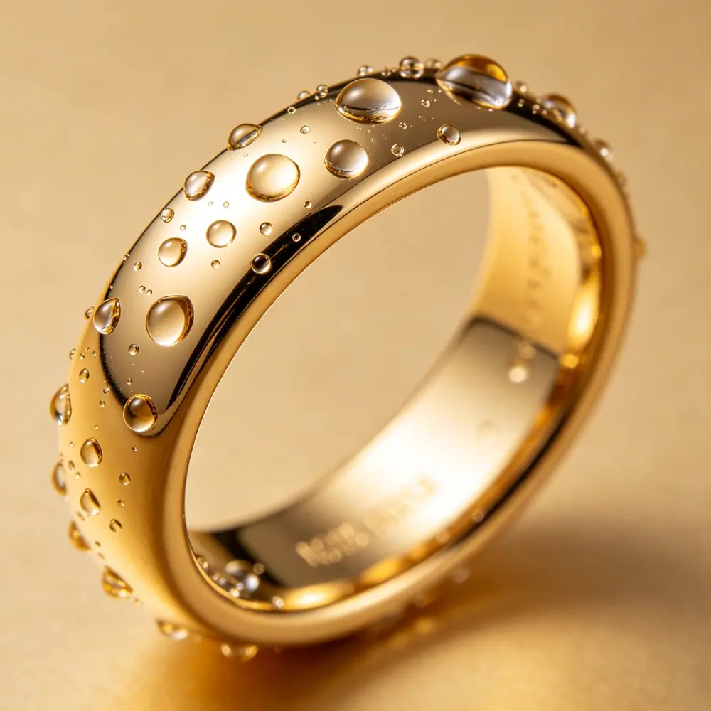 Ana Luisa gold plated jewelry water resistance test