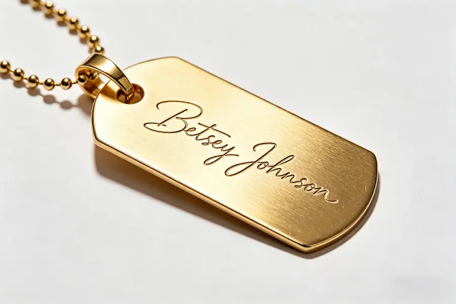 How to tell if Betsey Johnson jewelry is real by checking the logo