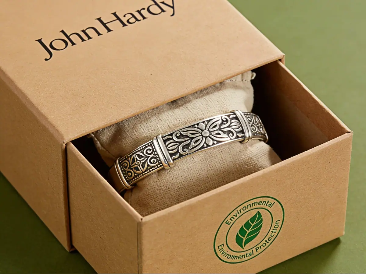 John Hardy ethical luxury jewelry made from 100 percent reclaimed sterling silver and gold