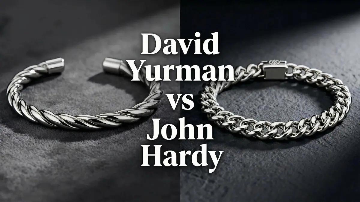 David Yurman Cable vs John Hardy Classic Chain jewelry comparison