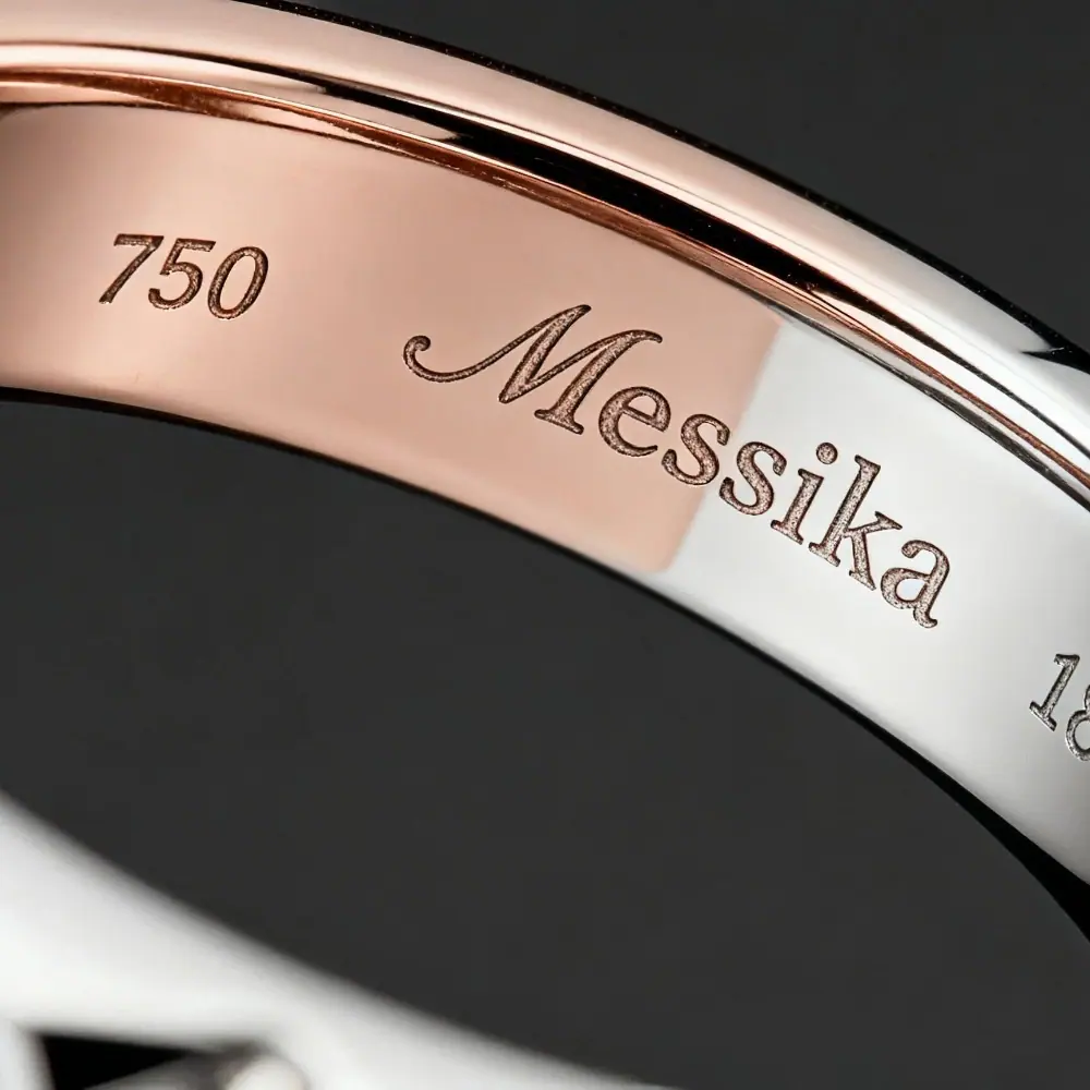 How to verify real Messika diamonds via serial number engraving